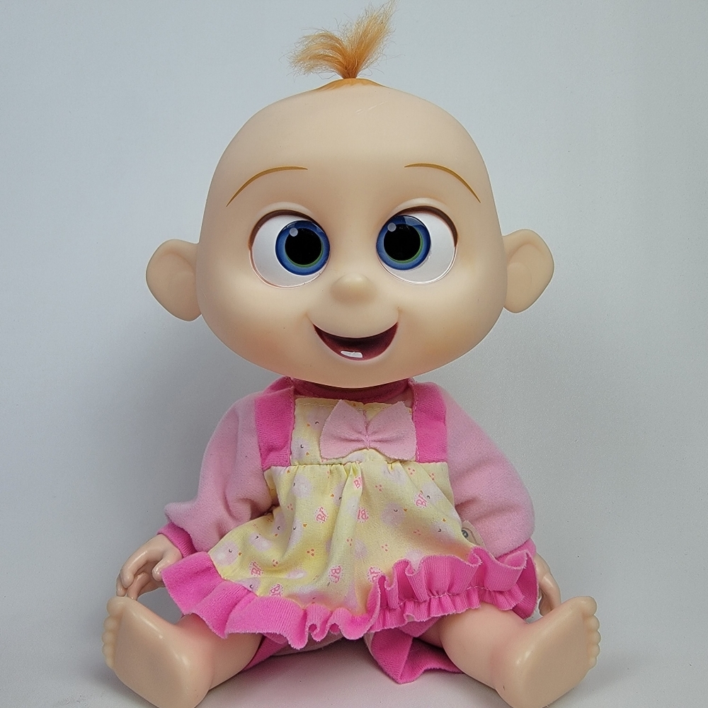 Incredibles 2 Baby Jack-Jack Attacks 13" Figure Doll Talking Sounds & Lights Up